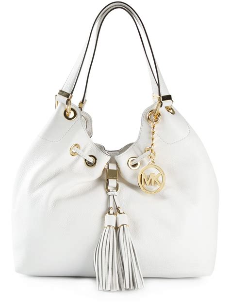 michael kors purses are ghetto|Michael Kors white shoulder bag.